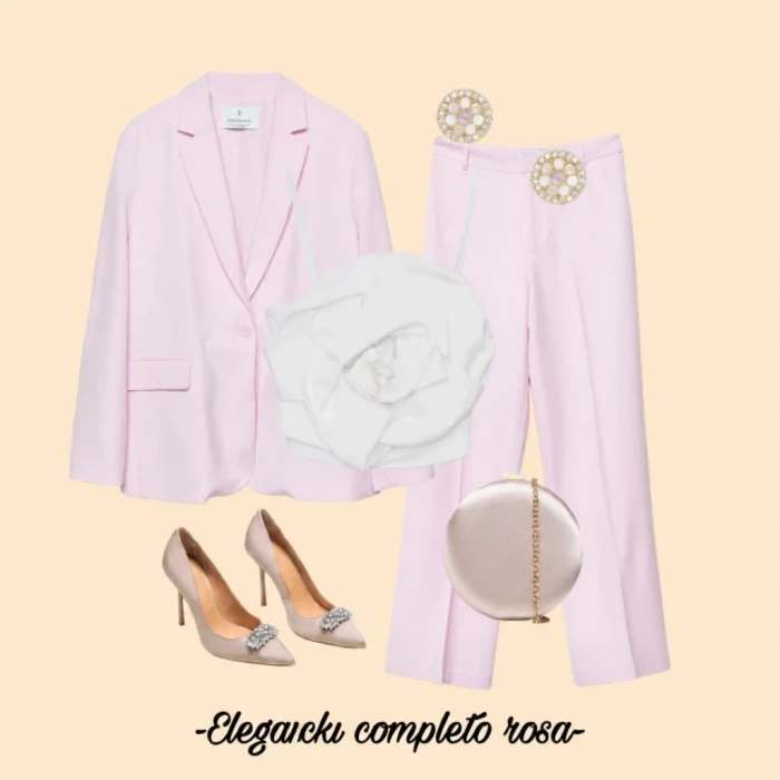 Completo rosa: una proposta elegante per mille occasioni