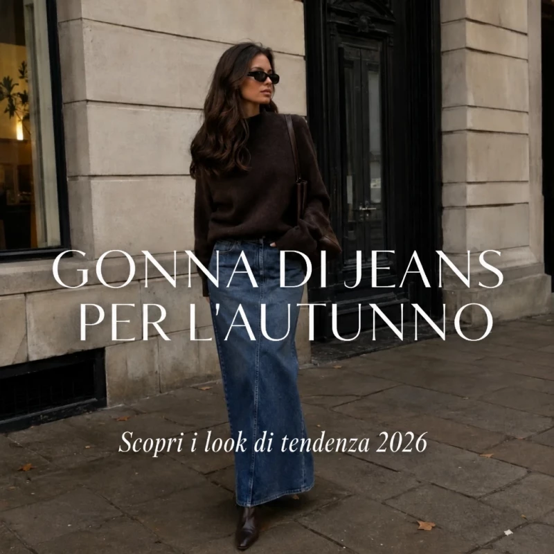 Gonna di jeans per l’autunno 2026 – come indossarla? Look di tendenza con modelli midi e maxi