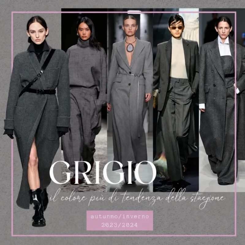 Il grigio è il colore più trendy dell’autunno 2023