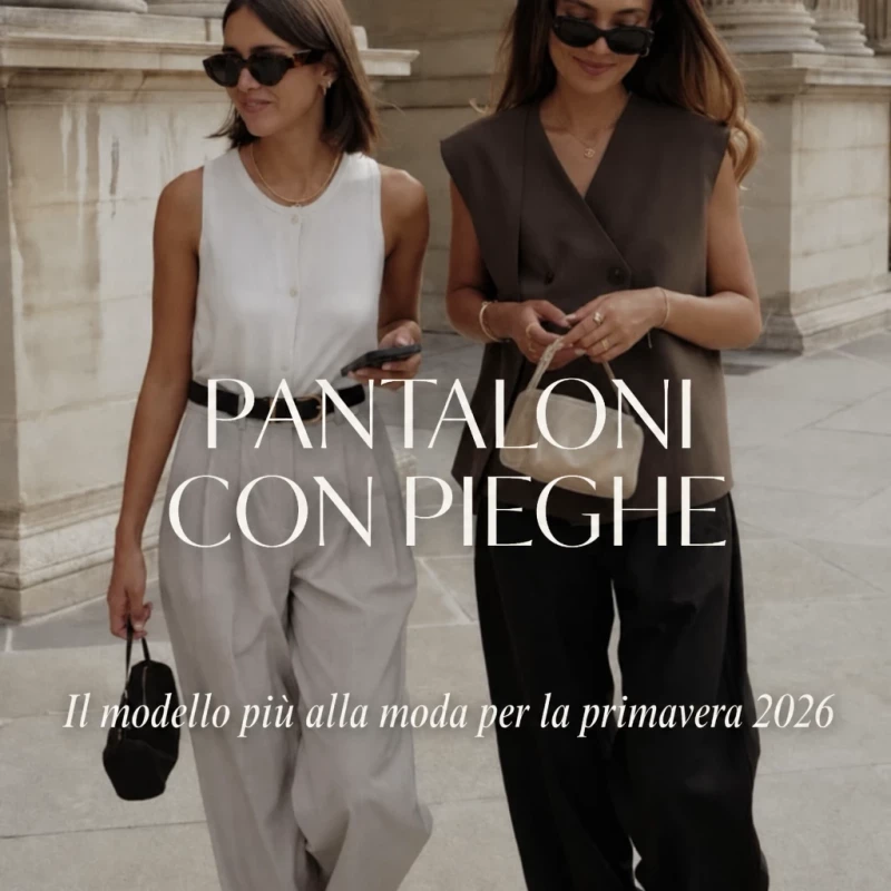 Pantaloni con pinces: il modello più di tendenza per la primavera 2026. Come indossare la gamba larga?