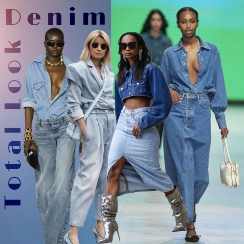 Total look denim per l’Autunno/Inverno 2023/2024: eleganza e disinvoltura in un solo gesto.